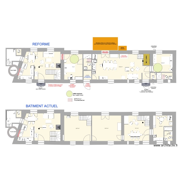 RDC V1. Plan de 0 pièce et 0 m2