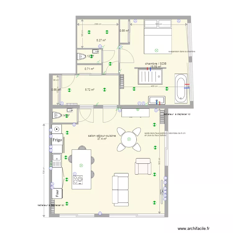 projet  LE ROCH 1. Plan de 