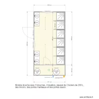 Module 6 douches 6030