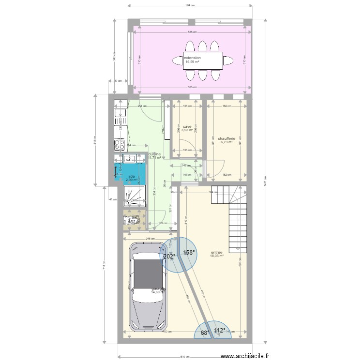 projet PAP. Plan de 0 pièce et 0 m2