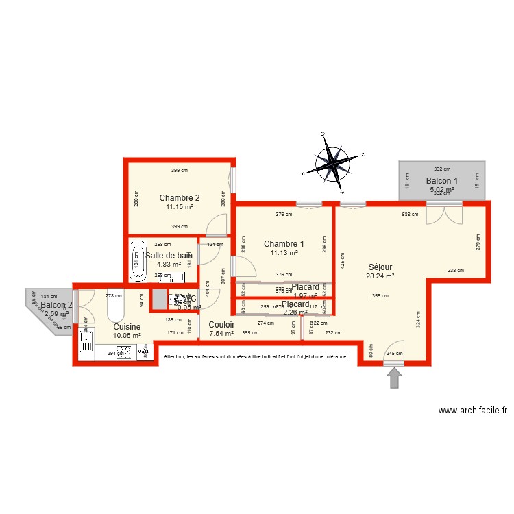 BI 4244 côté. Plan de 0 pièce et 0 m2