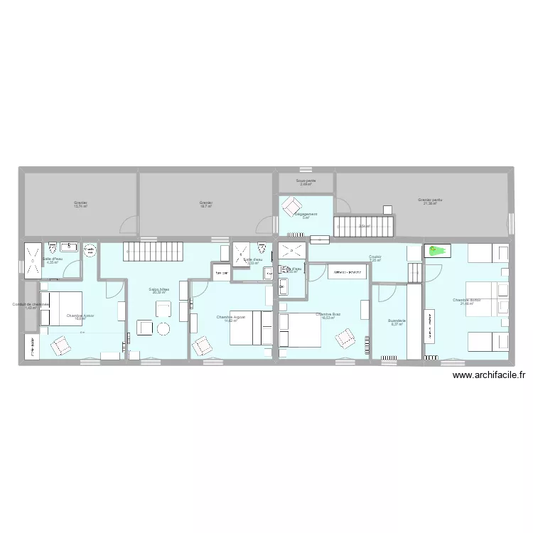 Maison Moelan 2023. Plan de 