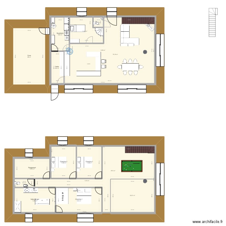 Plan RDC. Plan de 0 pièce et 0 m2