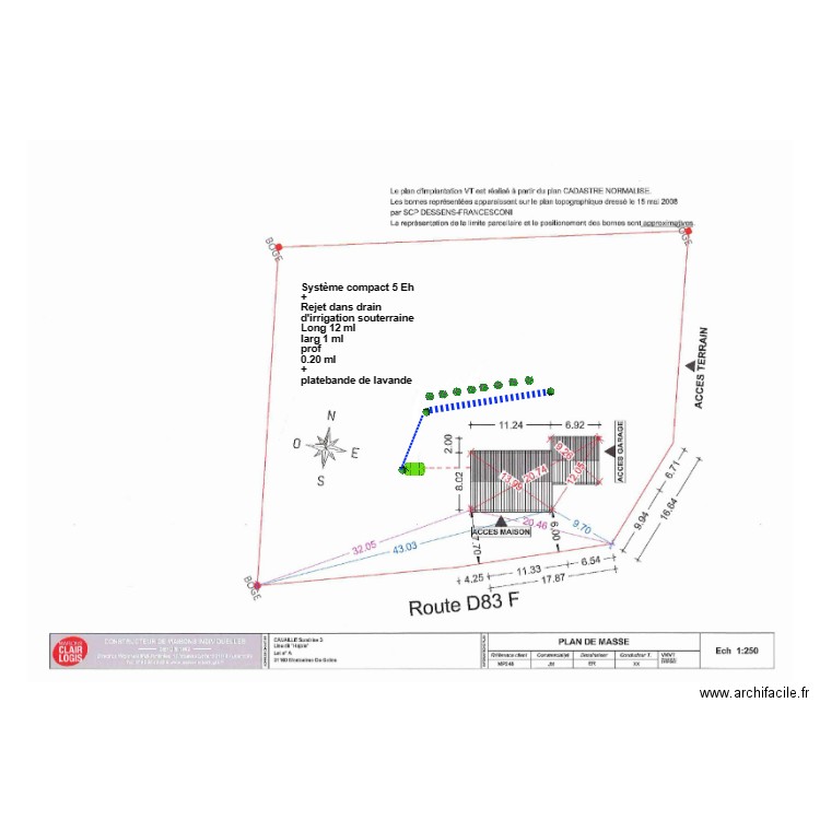 Cavaille. Plan de 0 pièce et 0 m2