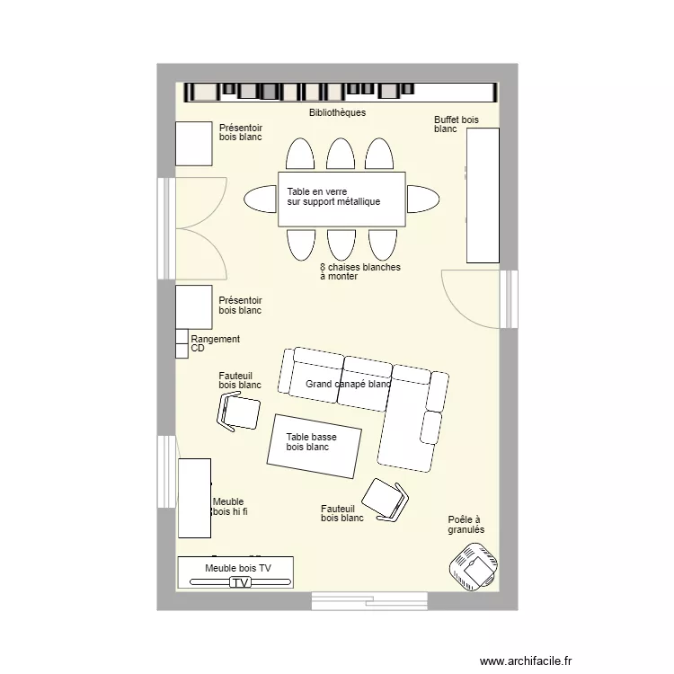 S&eacute;jour Six Fours. Plan de 
