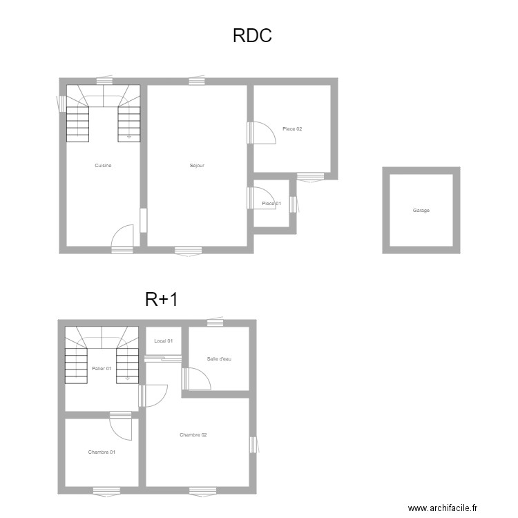 350600876. Plan de 10 pièces et 90 m2