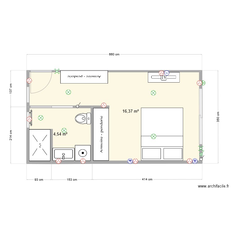 aménagement garage version Denise 2. Plan de 0 pièce et 0 m2