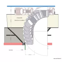 Giration pour entrer  POLO VW L450  l180 E 247 Pa 84 R530