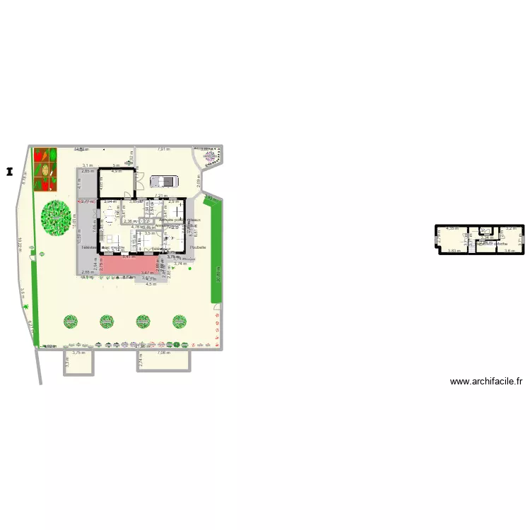 Maison personnelle. Plan de Maison personnelle. Plan de