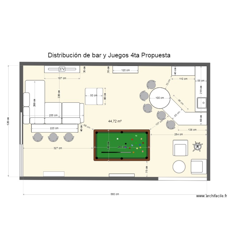 Casa Creston Bar 4ta Opción. Plan de 0 pièce et 0 m2