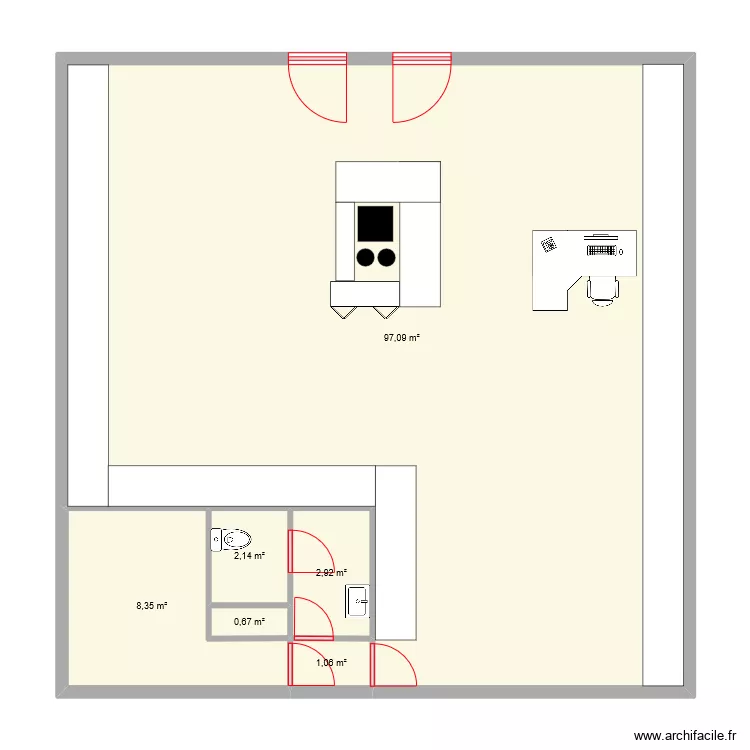 SHOW-ROOM DE CAMBRONNE. Plan de SHOW-ROOM DE CAMBRONNE. Plan de