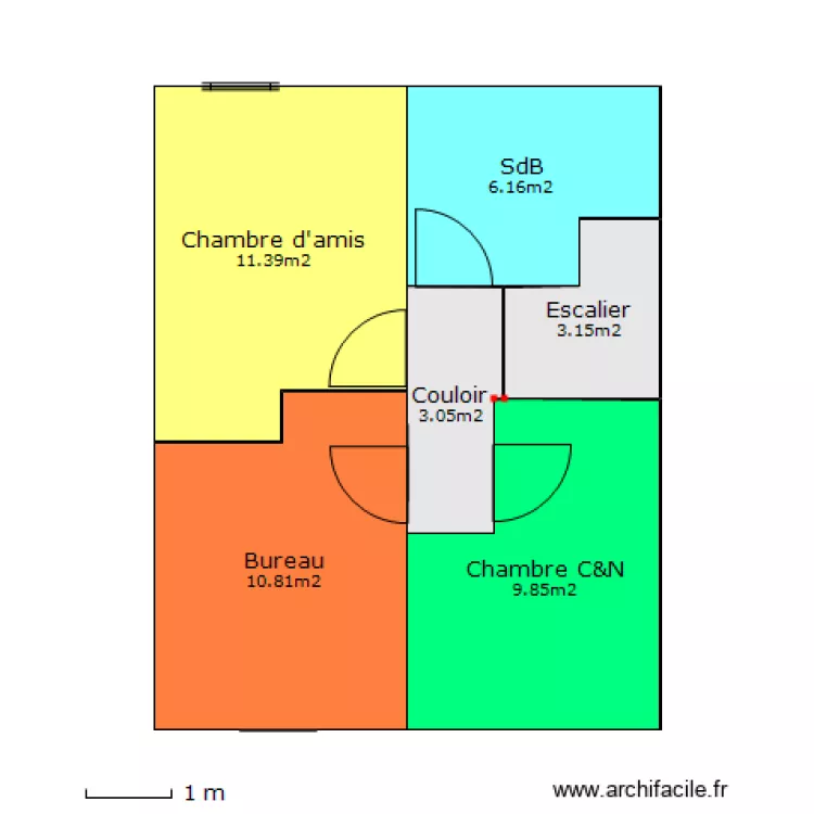 chartres. Plan de 
