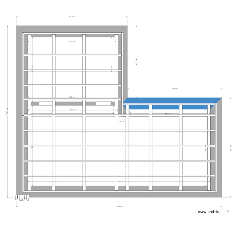 CHARPENTE 1. Plan de 0 pièce et 0 m2