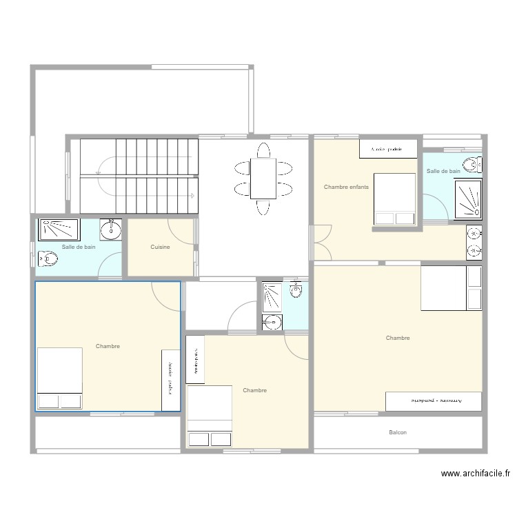 Villa. Plan de 0 pièce et 0 m2