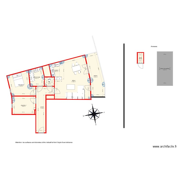 BI 3299. Plan de 0 pièce et 0 m2