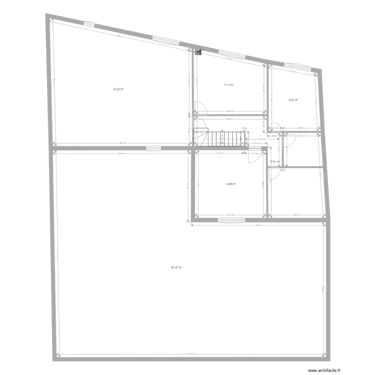 BRABANT LE ROI  ETAGE MODIFIE. Plan de 