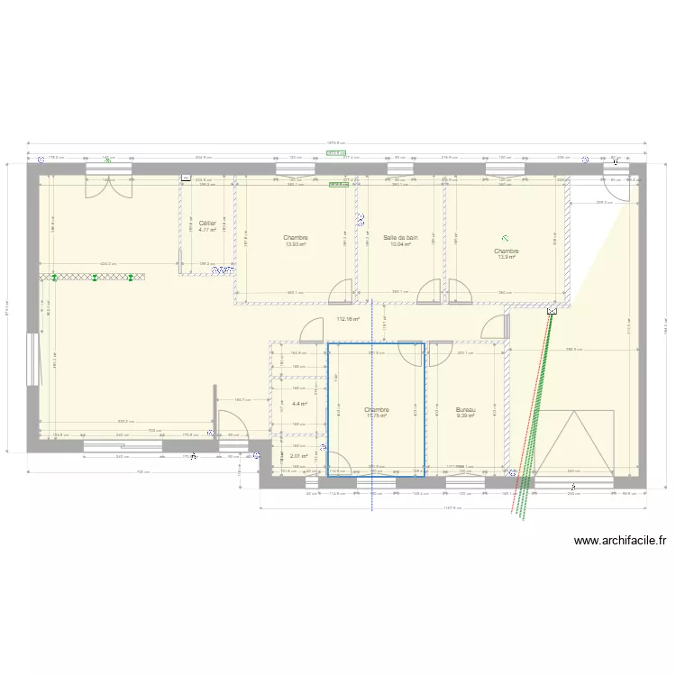 plan maison m&eacute;nili&egrave;re electricit&eacute;. Plan de 