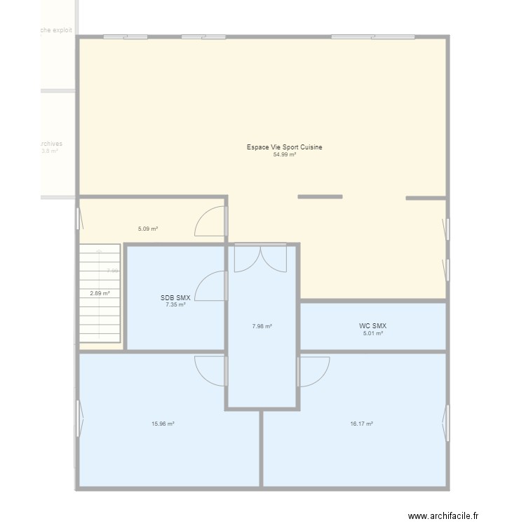 Locaux Guilherand 2. Plan de 0 pièce et 0 m2