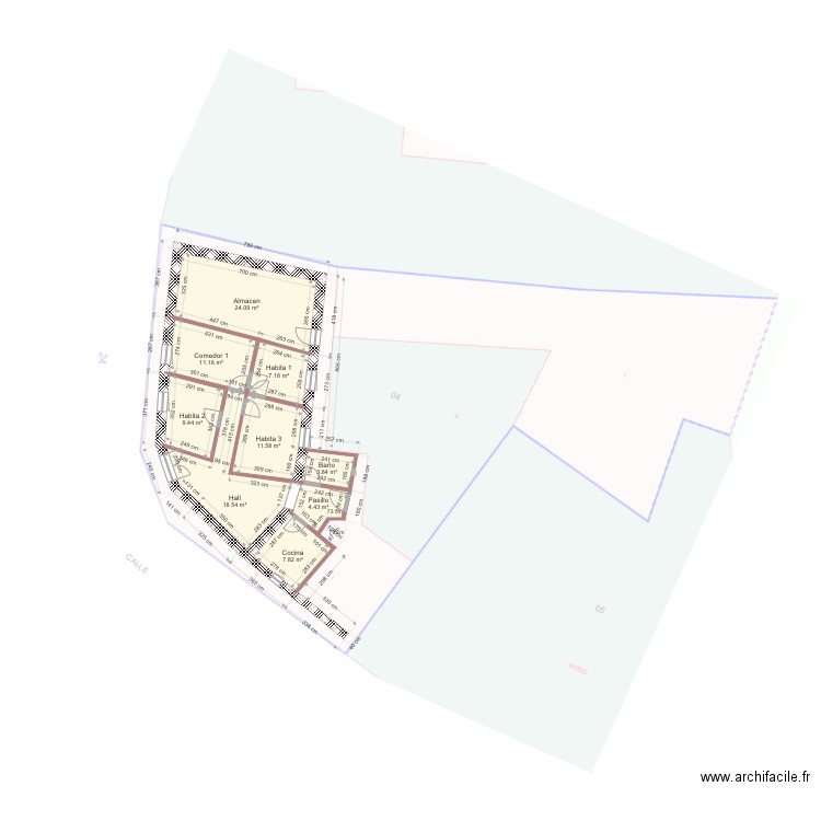 Planta Baja  0373404UM0707S0001DA. Plan de 0 pièce et 0 m2