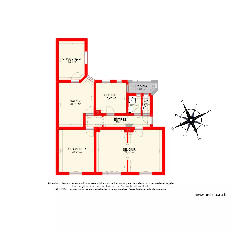 BI12156 - APPARTEMENT. Plan de BI12156 - APPARTEMENT. Plan de