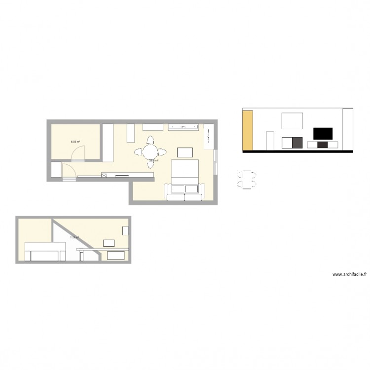 Appartement David. Plan de 0 pièce et 0 m2