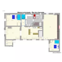 La  plaine  Rez de chauss&eacute;e portes fenetres cuisine