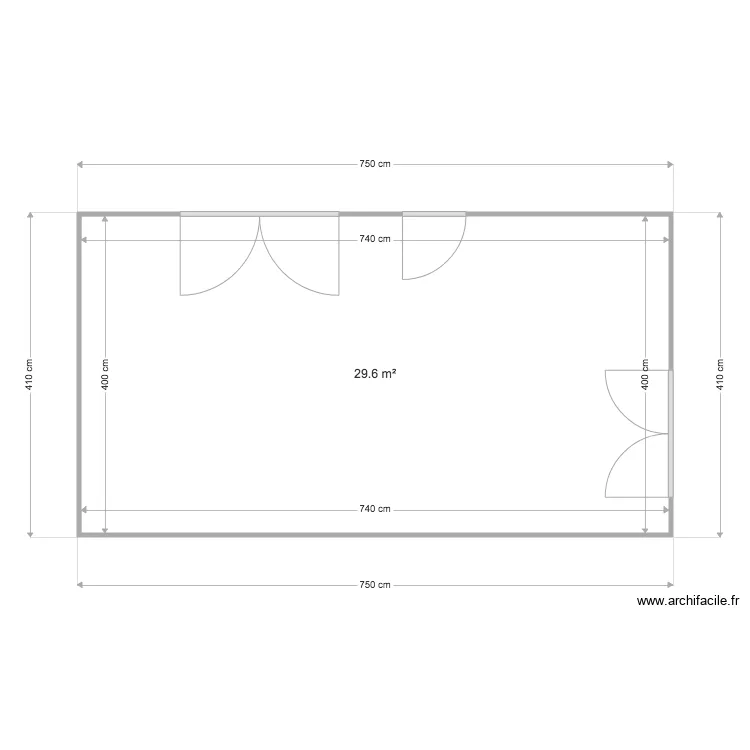 Maison Malansac. Plan de 