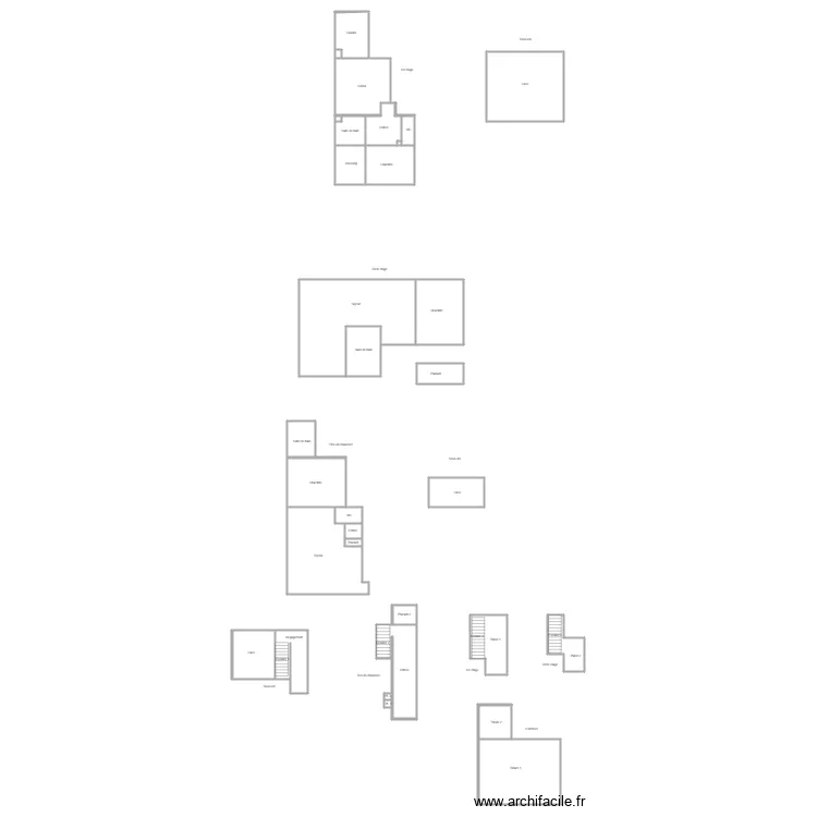 CHARLES BOUTET IMMEUBLE. Plan de 