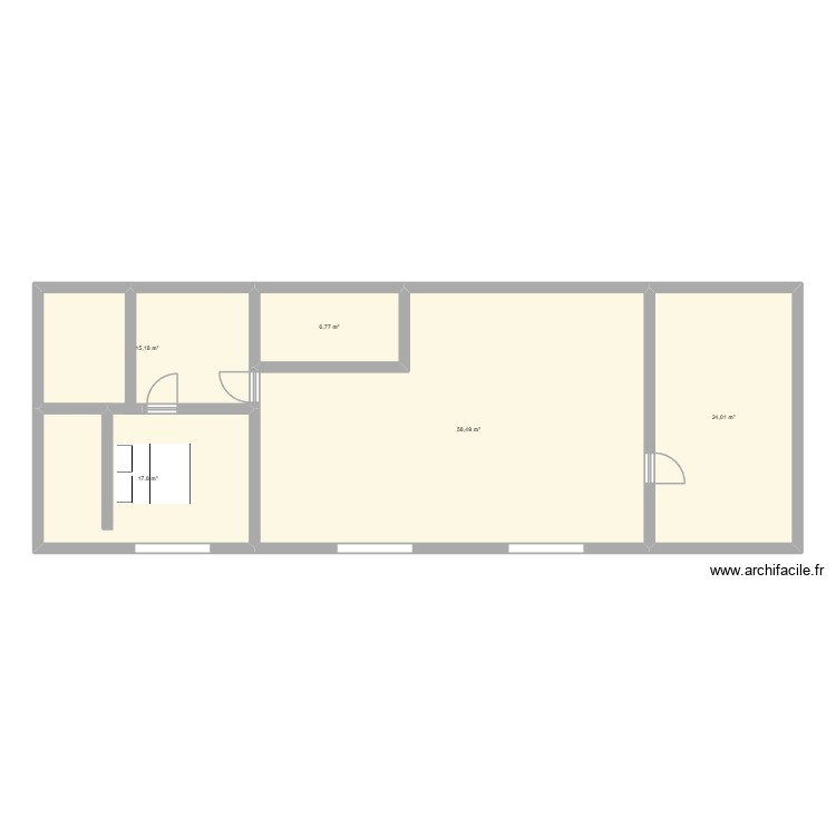 2eme. Plan de 0 pièce et 0 m2