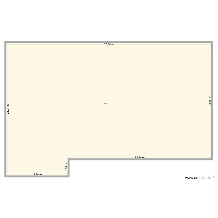 PLAN CHENIL. Plan de 1  et 810 m²