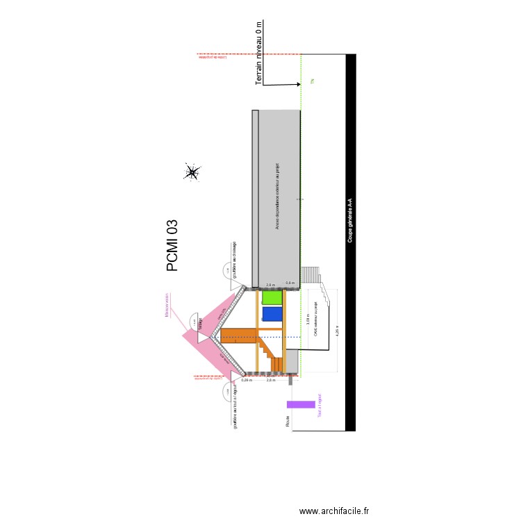 PLAN DE COUPE FINAL PCMI03. Plan de 0 pièce et 0 m2