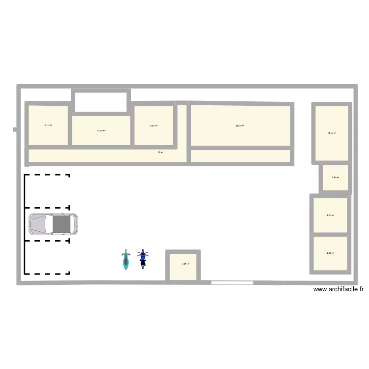 planaprModif. Plan de 10  et 105 m²