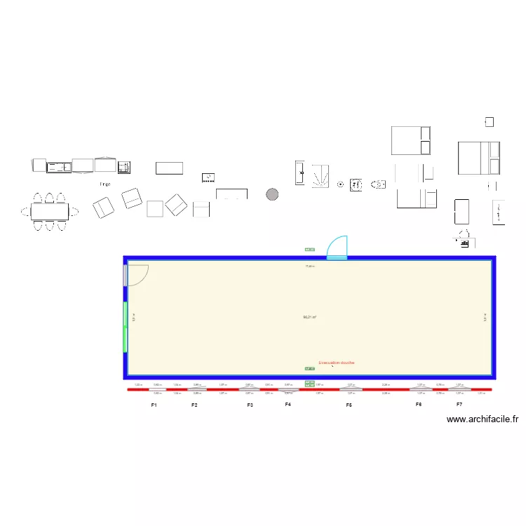 Plan g&eacute;n&eacute;ral V2. Plan de 