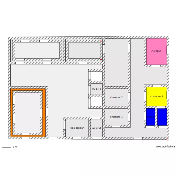 centre  oev. Plan de 