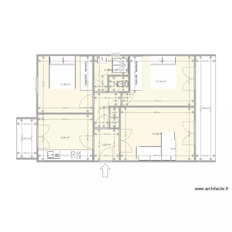 Plan F3 Ajaccio. Plan de Plan F3 Ajaccio. Plan de