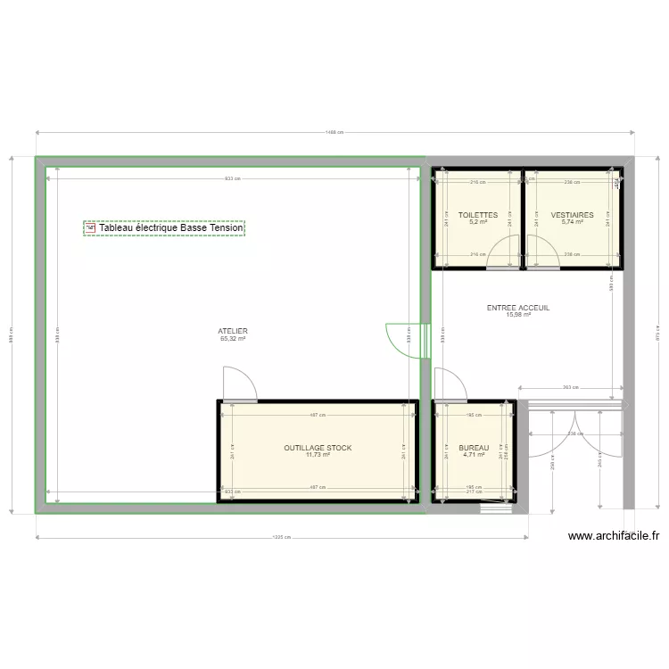 ATELIER GARE2. Plan de 