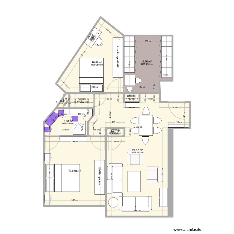 appart pg sommeillier meuble 4. Plan de 0 pièce et 0 m2