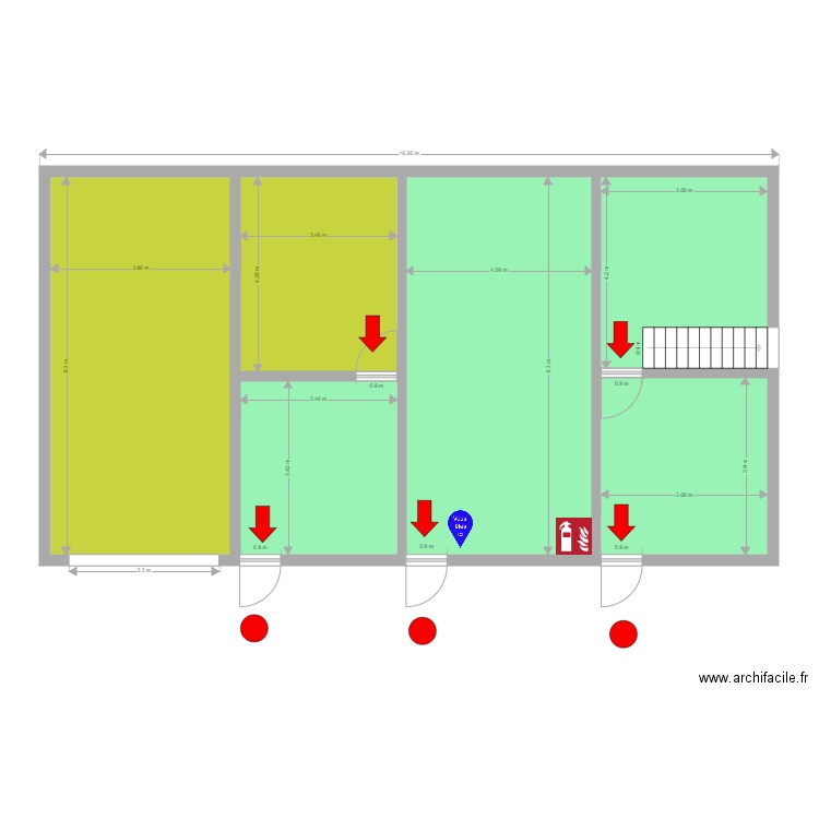 Plan schématique partie A 2. Plan de 0 pièce et 0 m2