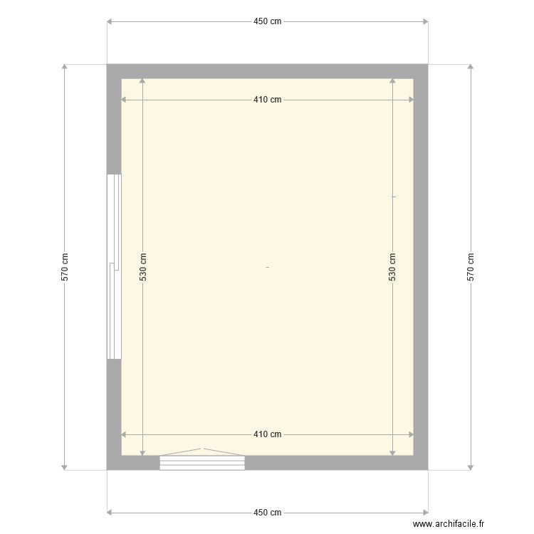 extension  vue  et vue de droite. Plan de 0 pièce et 0 m2