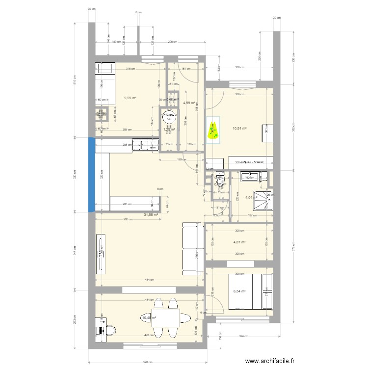 accate projet 1. Plan de 0 pièce et 0 m2