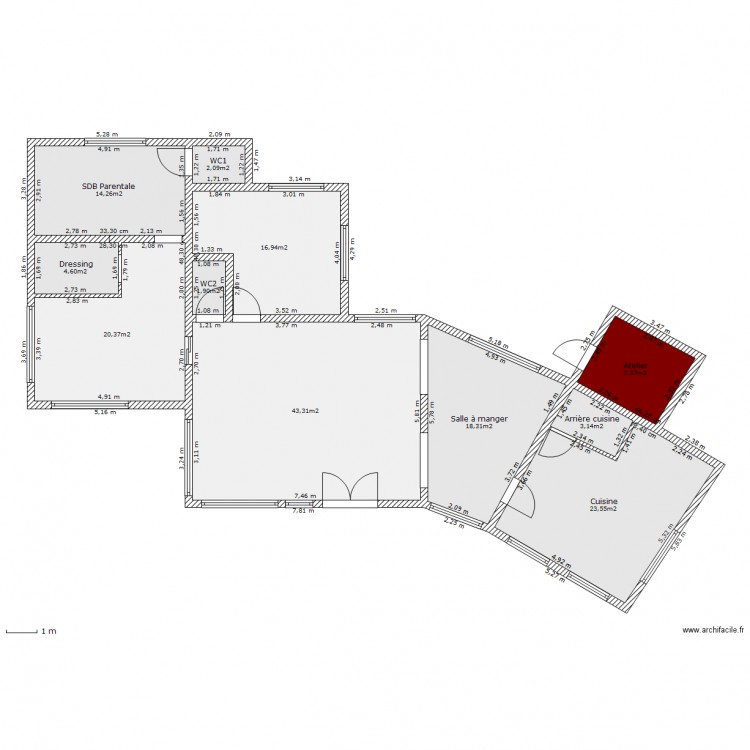 ERFOFR - plan 1 - RDC. Plan de 0 pièce et 0 m2