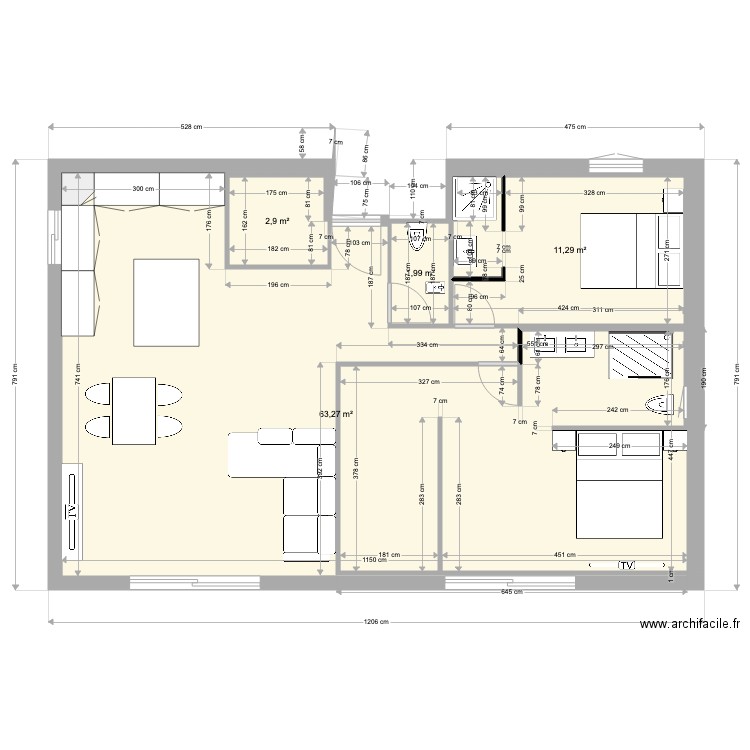 perigord. Plan de 0 pièce et 0 m2