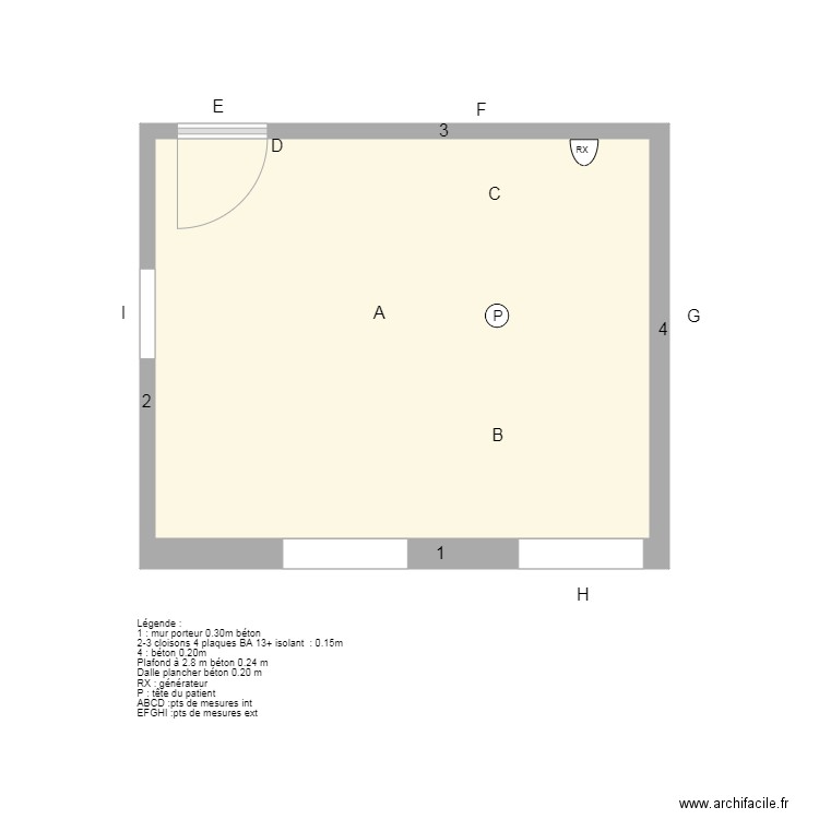 plan 1. Plan de 0 pièce et 0 m2