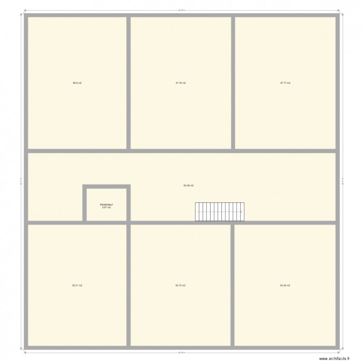 Simul immeuble. Plan de 0 pièce et 0 m2
