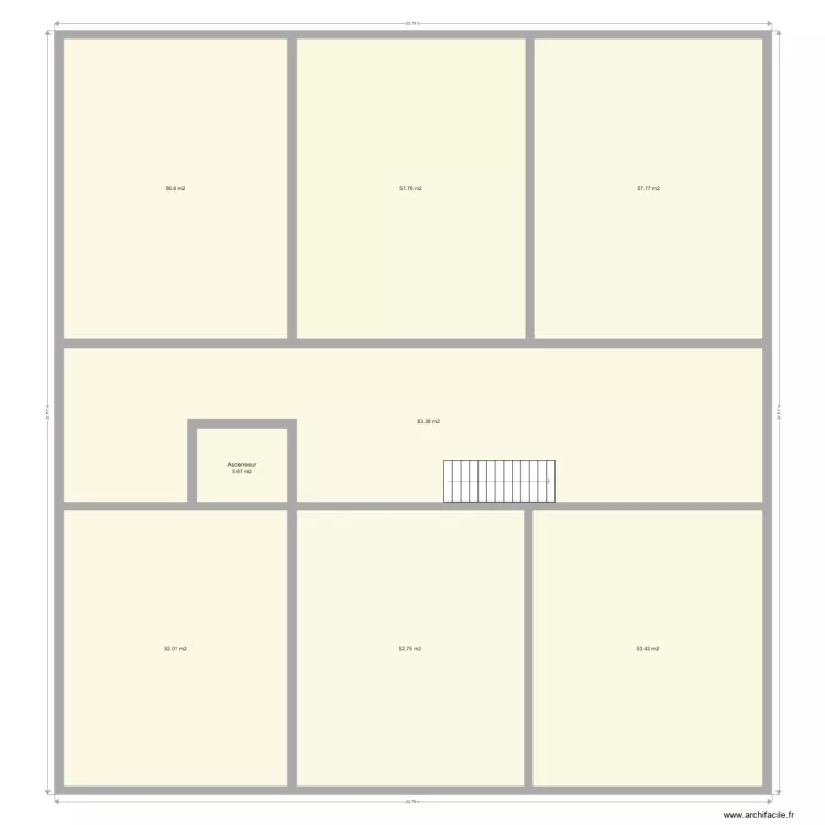 Simul immeuble. Plan de Simul immeuble. Plan de