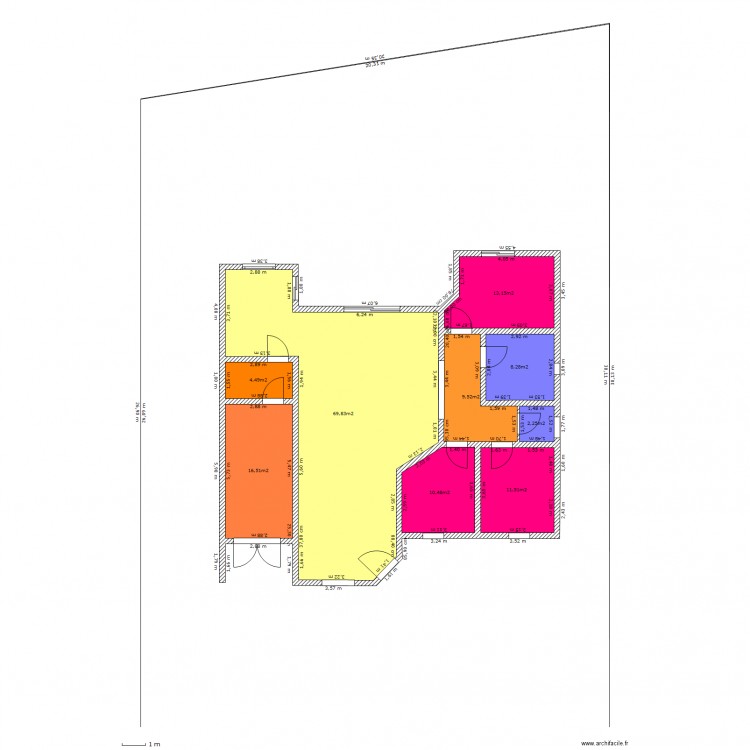 2 ROBERT. Plan de 0 pièce et 0 m2