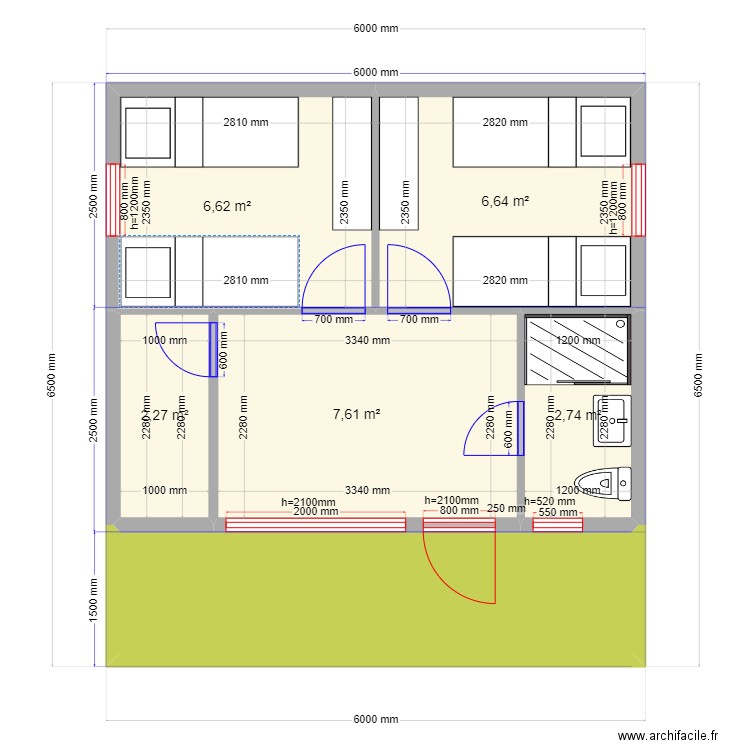 30 6 Светлана. Plan de 0 pièce et 0 m2