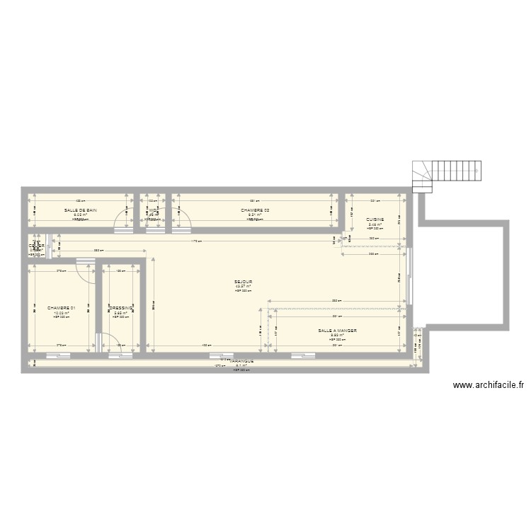 maison a étage sur construit. Plan de 0 pièce et 0 m2