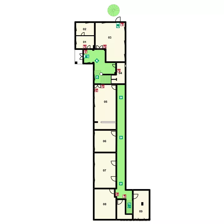 Plan Sous sol. Plan de 