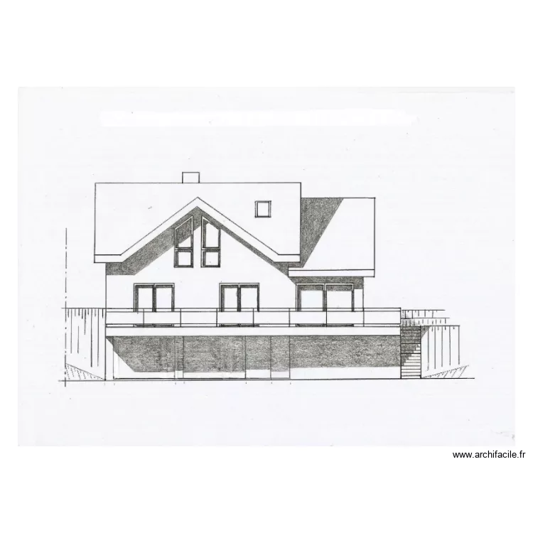 ROZAND   VILLARD  FACADE S O  A. Plan de 